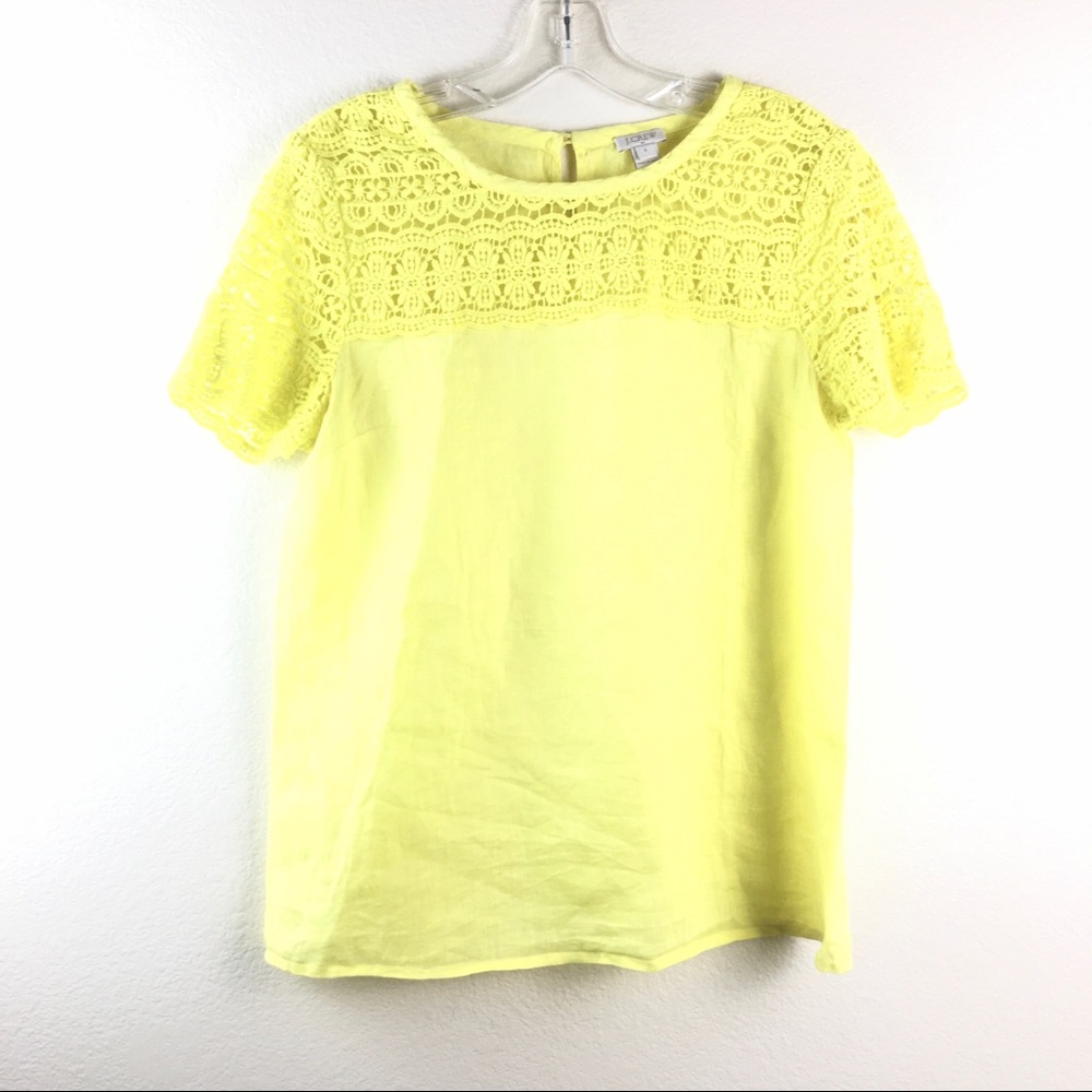 J. Crew Linen Top
